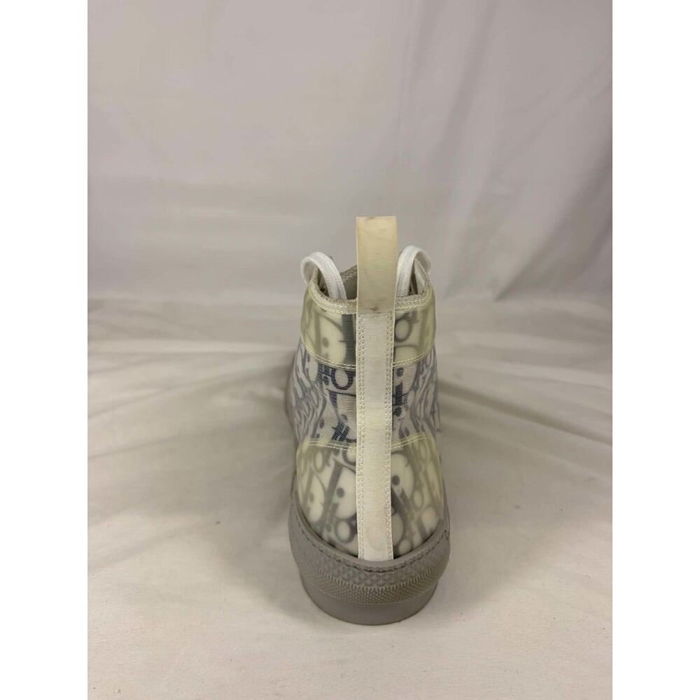 Dior B23 High Dior Oblique High Top Sneaker Blue Grey Mens US 14 SPB-EB 367939 - Picture 13 of 16